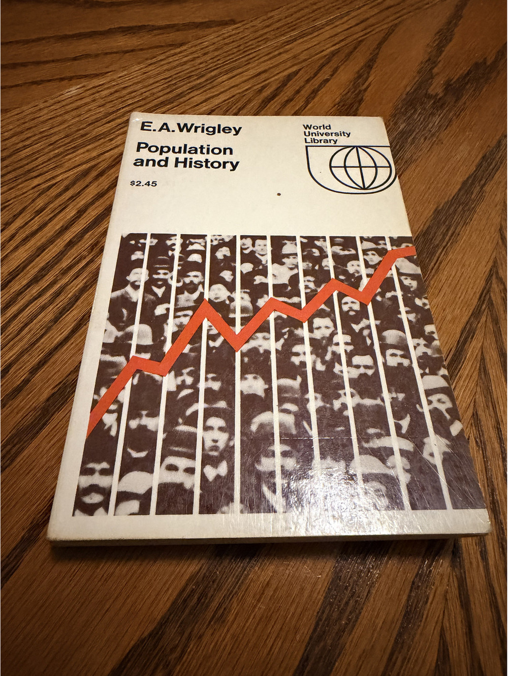 Population and History E A Wrigley 1969 McGraw Hill World University Library PB